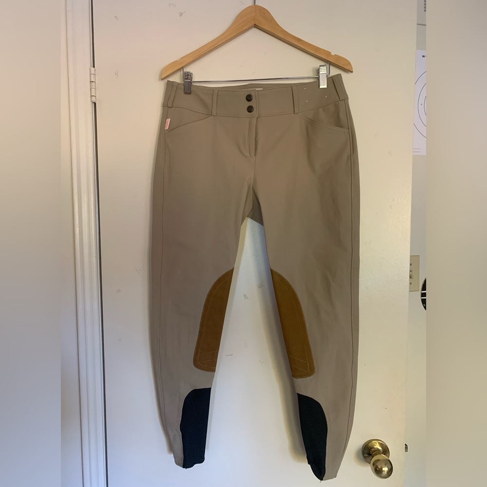 Bootsock Midrise Tailored Sportsman Breeches 32R Tan